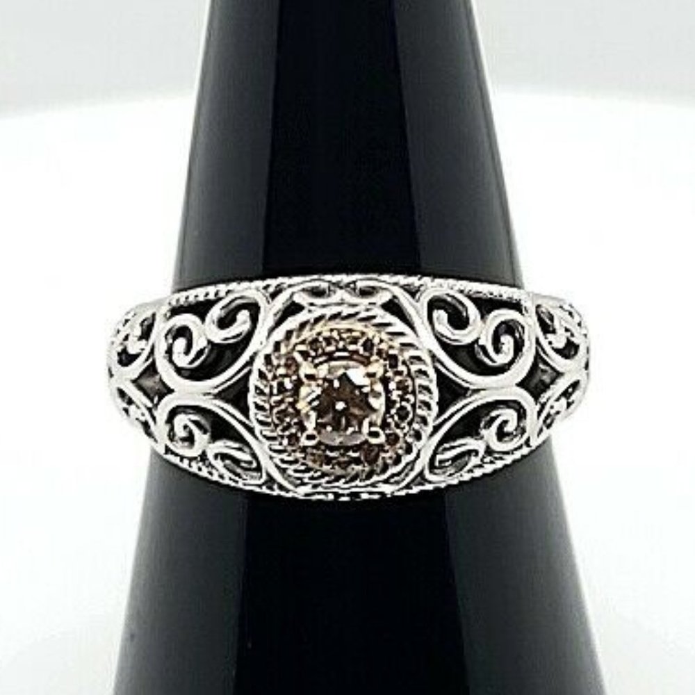 BRAND NEW CHAMPAGNE DIAMOND RING
